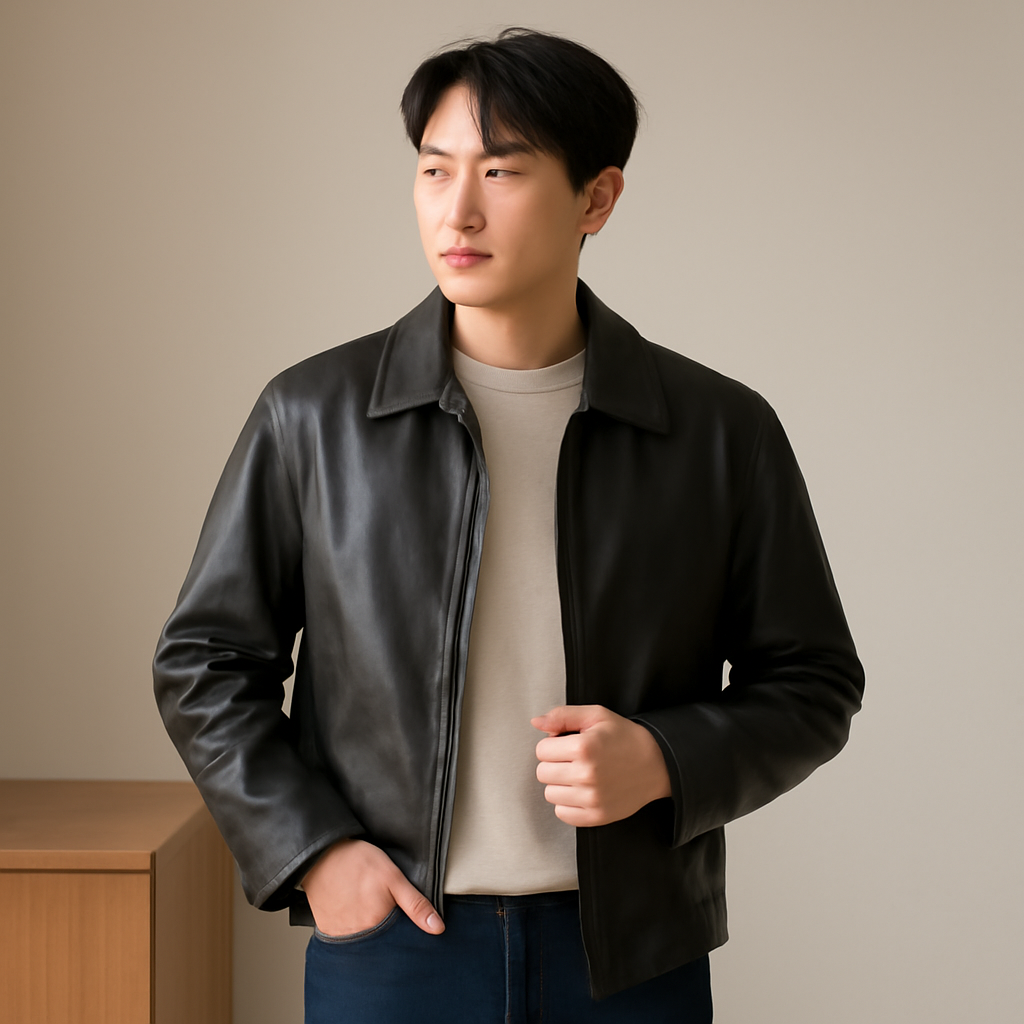 남자가죽자켓 대표 이미지